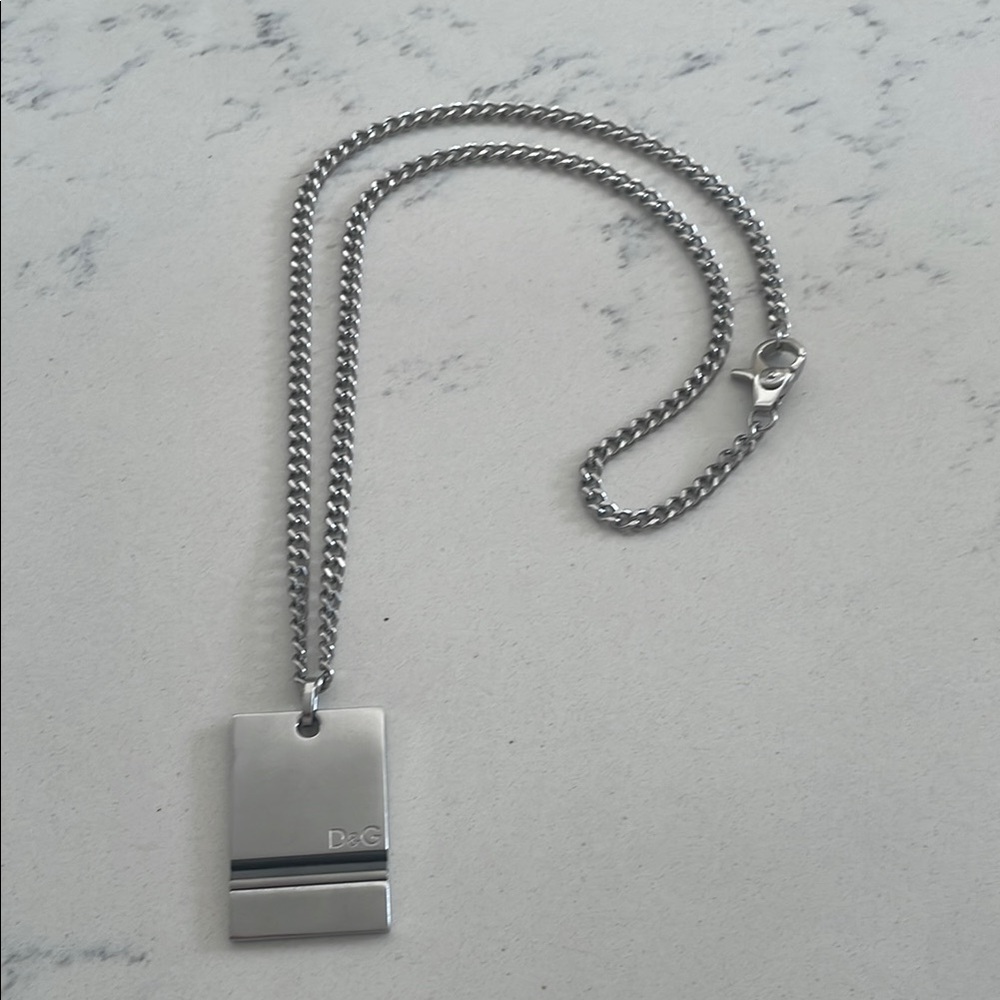 D&G Silver Necklace for Men